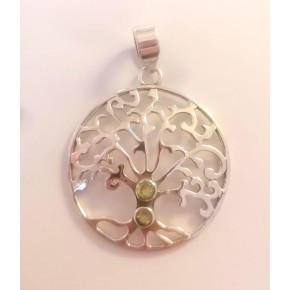 Pendentif argent - arbre de...