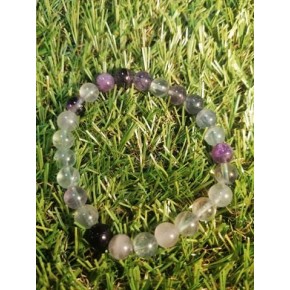 Bracelet 8 mm - Fluorite