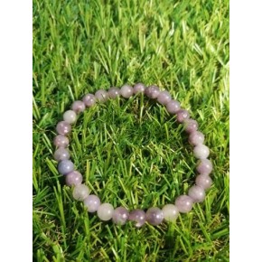 Bracelet 6 mm - Lépidolite