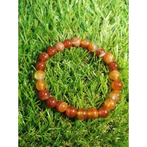 Bracelet 8 mm - Cornaline