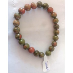 Bracelet 8 mm - Unakite