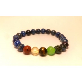 Bracelet 6 mm - Chakras /...