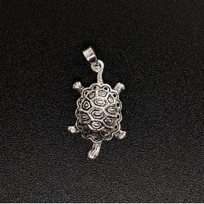 Pendentif argent - Tortue