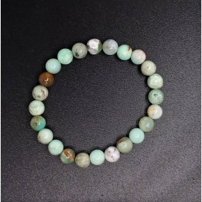 Bracelet 8 mm - Chrysoprase