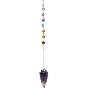 Pendule 7 Chakras Toupie -...