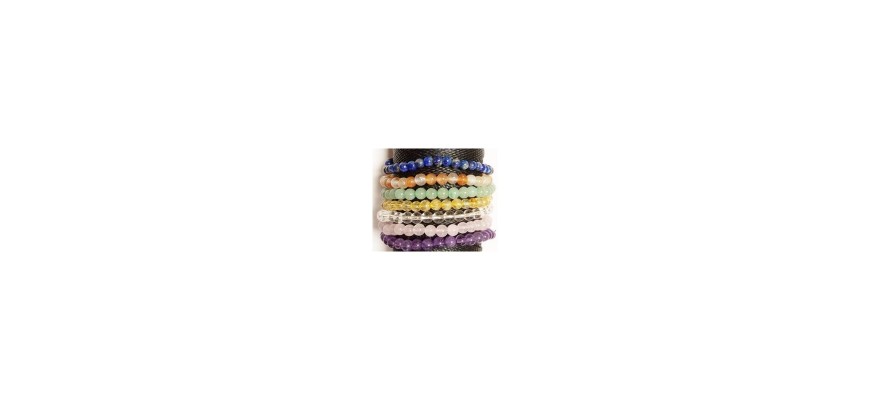 Bracelets perles 4 mm