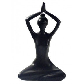 Statuette Porcelaine Yoga -...