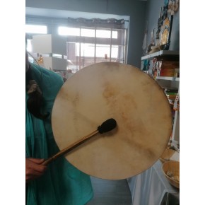 Tambour chamanique - peau...