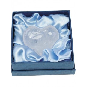 Cœur Cristal de Roche - 4,5 cm