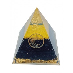 Orgonite - Pyramide Onyx Lune