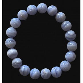 Bracelet 10 mm - Calcédoine