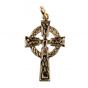 Croix celte plaqué or
