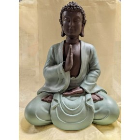 Bouddha En Méditation - Vert